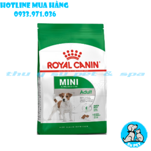 thức ăn royal canin - mini adult cho bé trên 10 tháng tuổi - 800gr