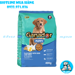 Thức ăn cho chó con Ganador vị Trứng và Sữa - Egg and Milk 400 gram